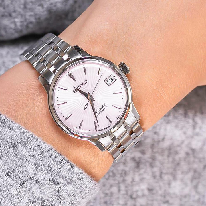 Seiko presage cocktail 34mm rosa