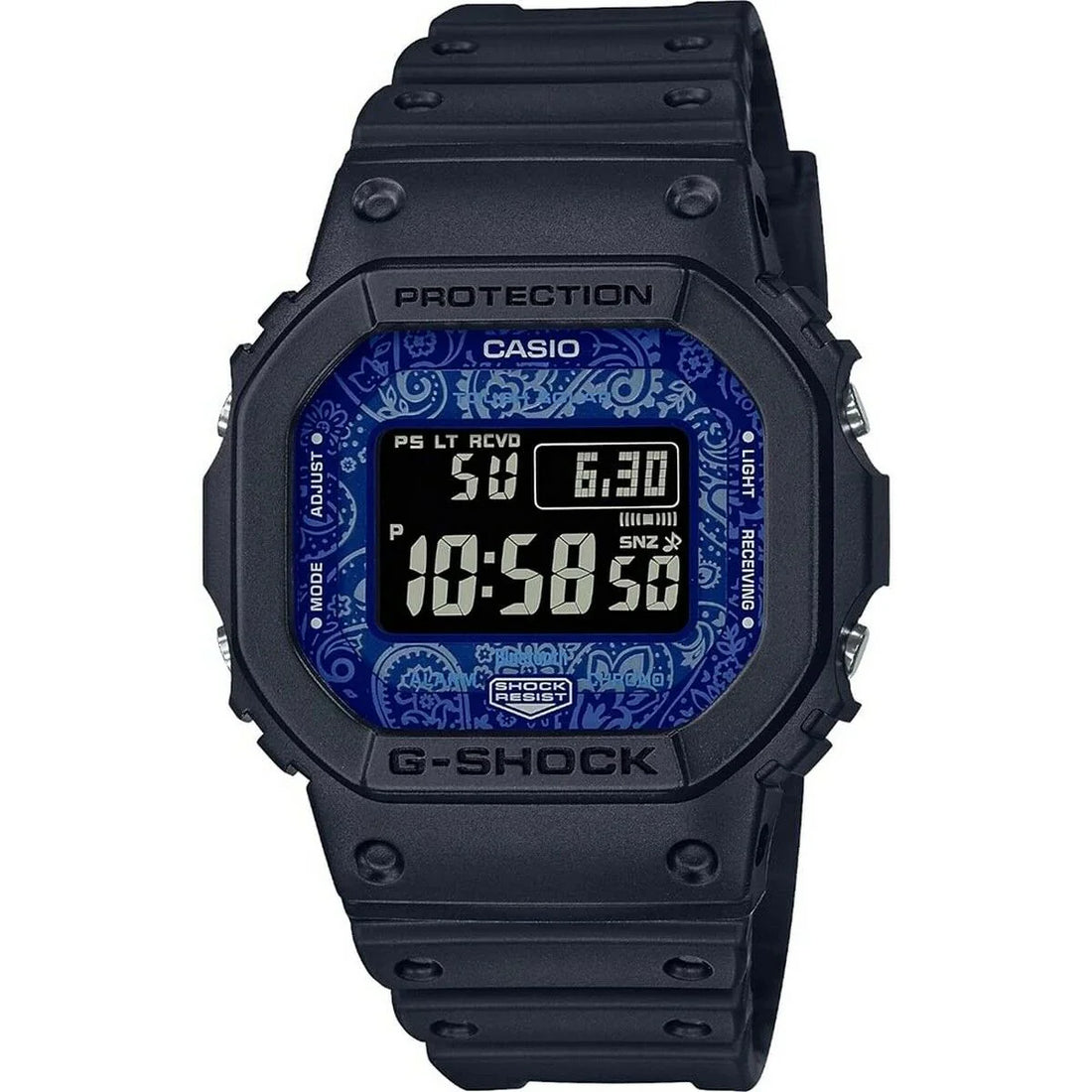 G-Shock square bandana blu