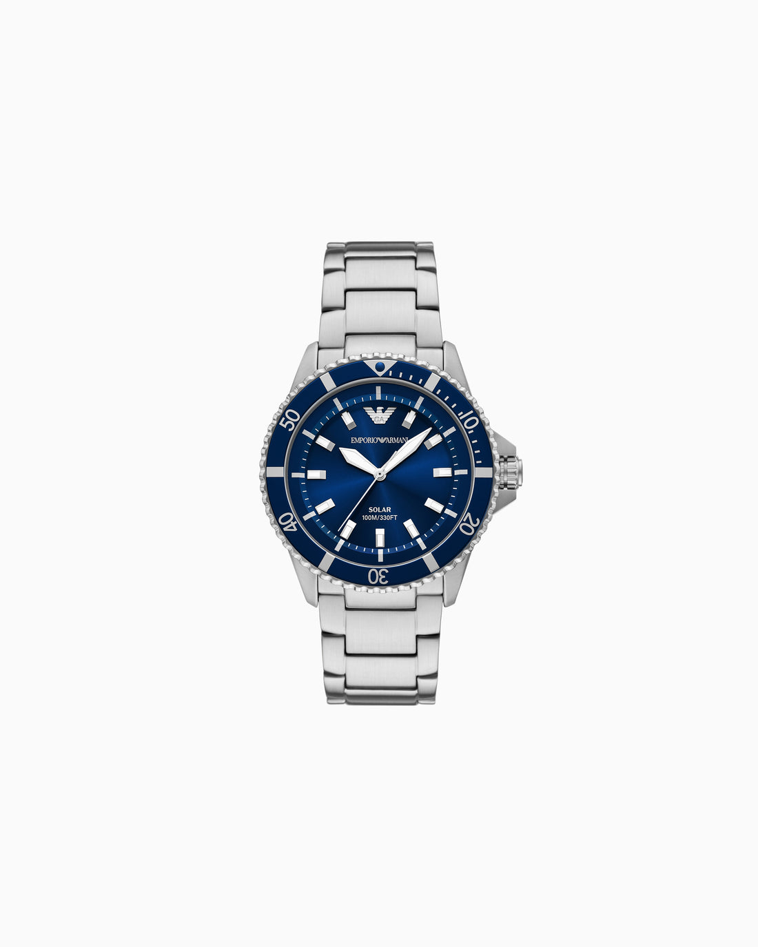 OROLOGIO WORLD EXPLORER A TRE LANCETTE IN ACCIAIO INOSSIDABILE A ENERGIA SOLARE