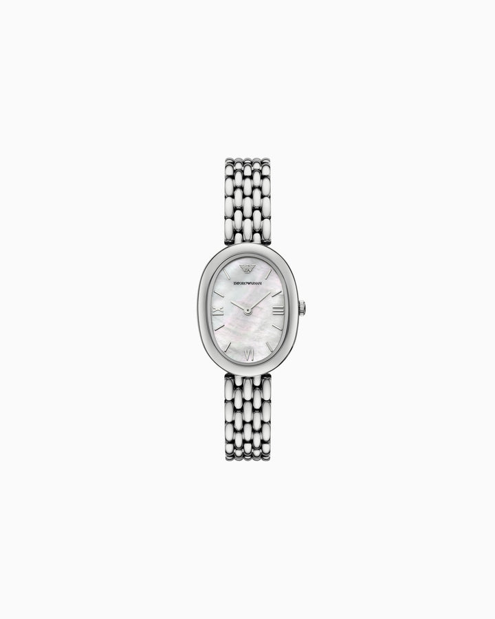 OROLOGIO IN ACCIAIO INOSSIDABILE A DUE LANCETTE