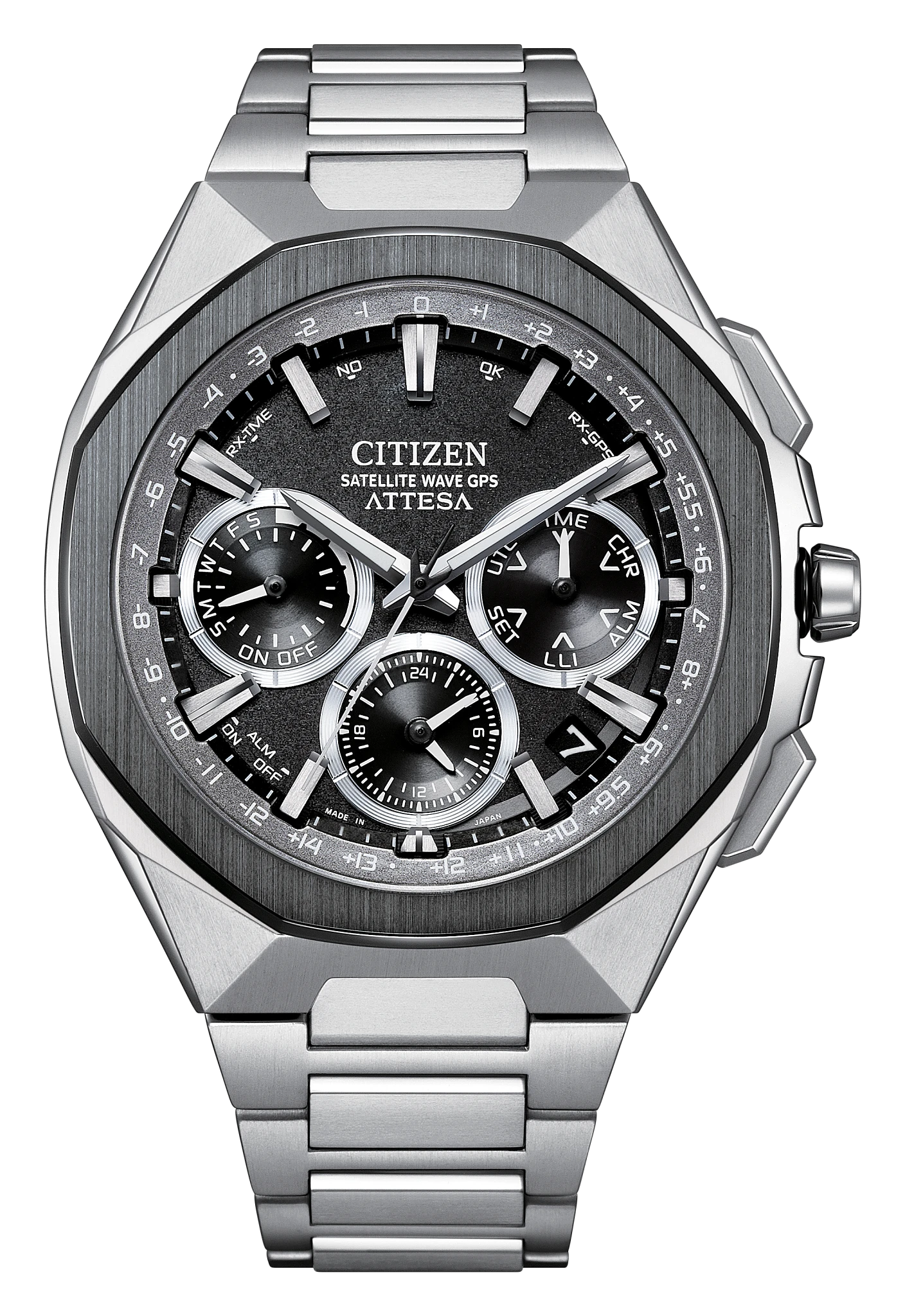 Orologio Citizen Attesa Satellite Wave quadrante nero