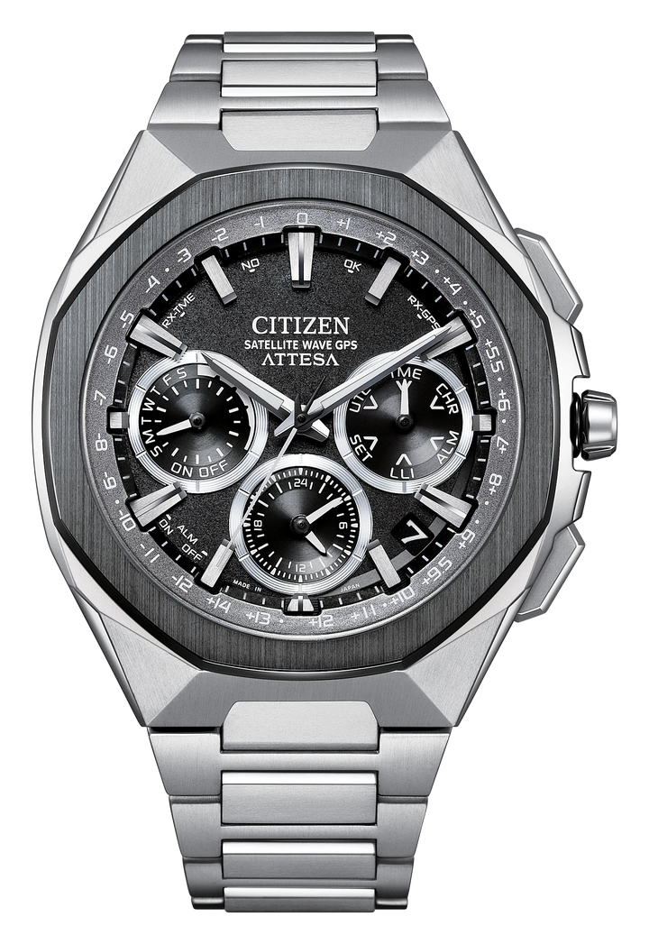 Orologio Citizen Attesa Satellite Wave quadrante nero