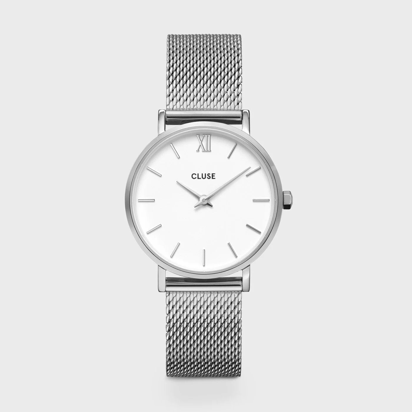 Cluse Minuit Silver Bianco