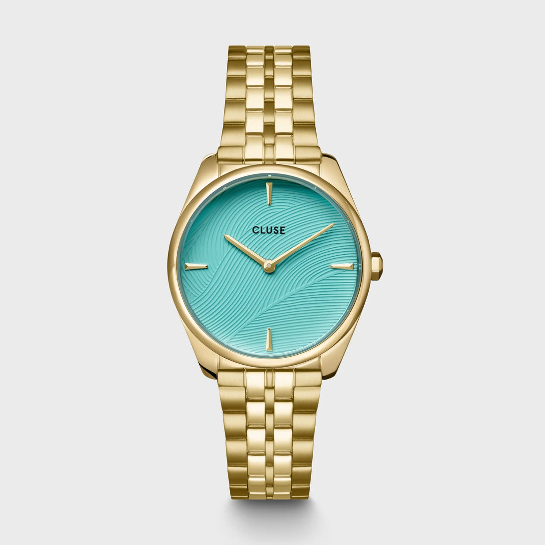 Cluse Feroce Petite Gold Azzurro