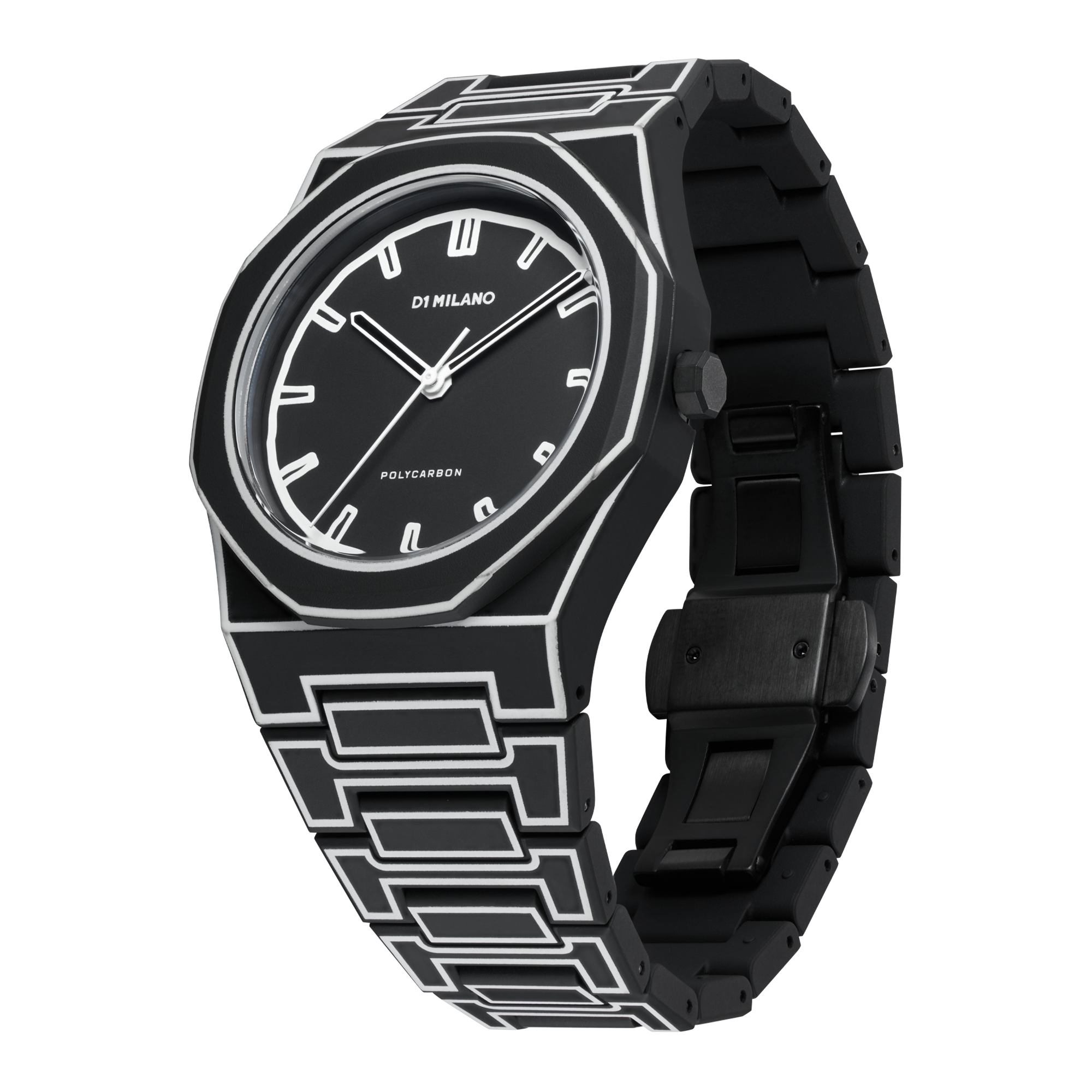 D1 Milano Polycarbon black Sketch D1-PCBJ33