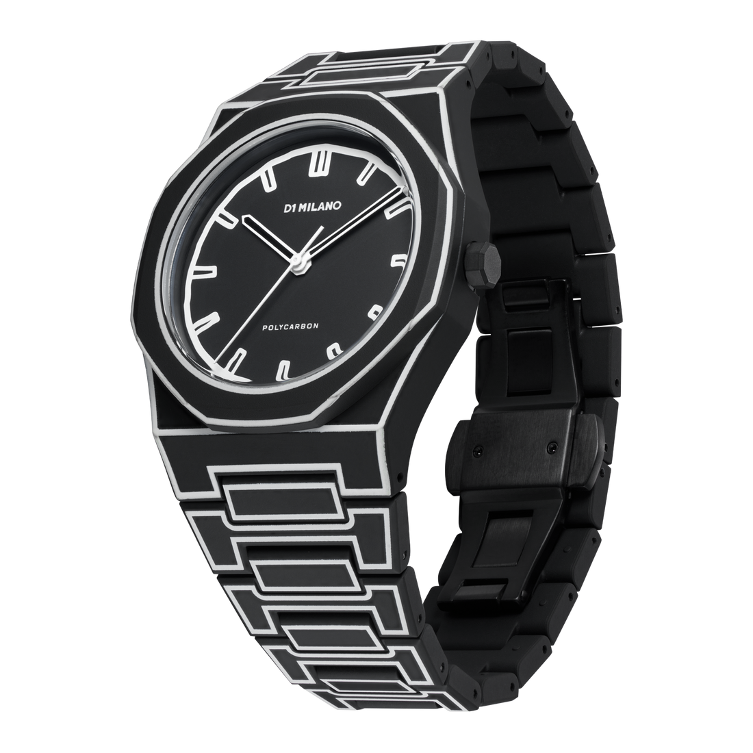 D1 Milano Polycarbon black Sketch D1-PCBJ33