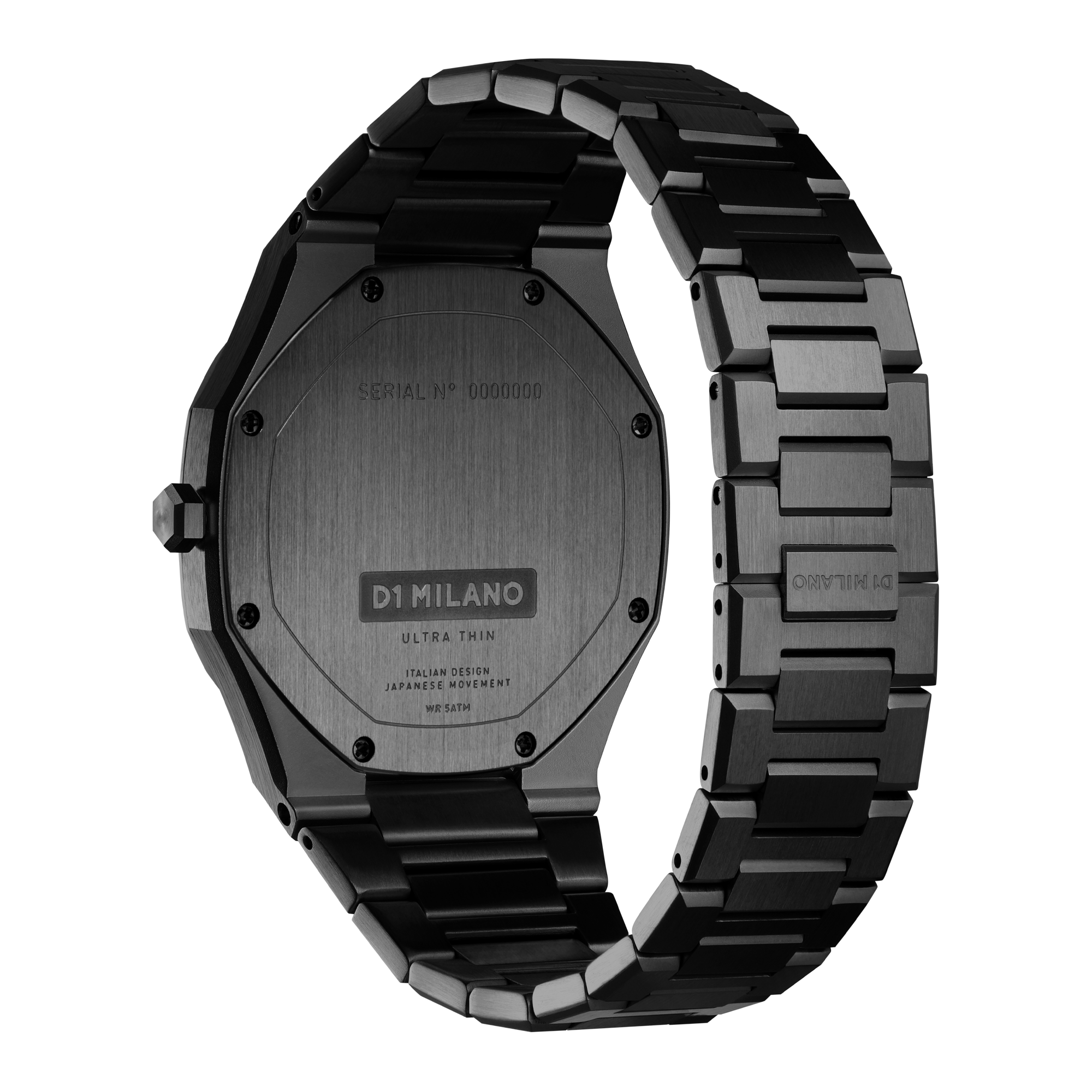 D1 Milano ultra thin black dlc D1-UTBJ31