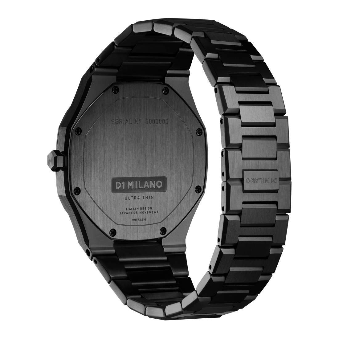 D1 Milano ultra thin black dlc D1-UTBJ31