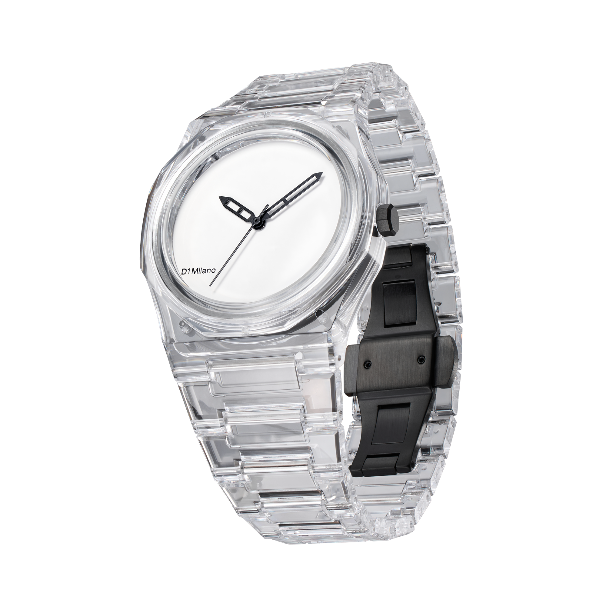 D1 Milano nylon trasparente bianco D1-NYBJ01