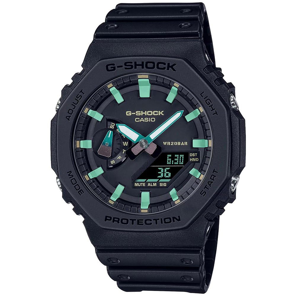 G-Shock 2100 classic nero turchese
