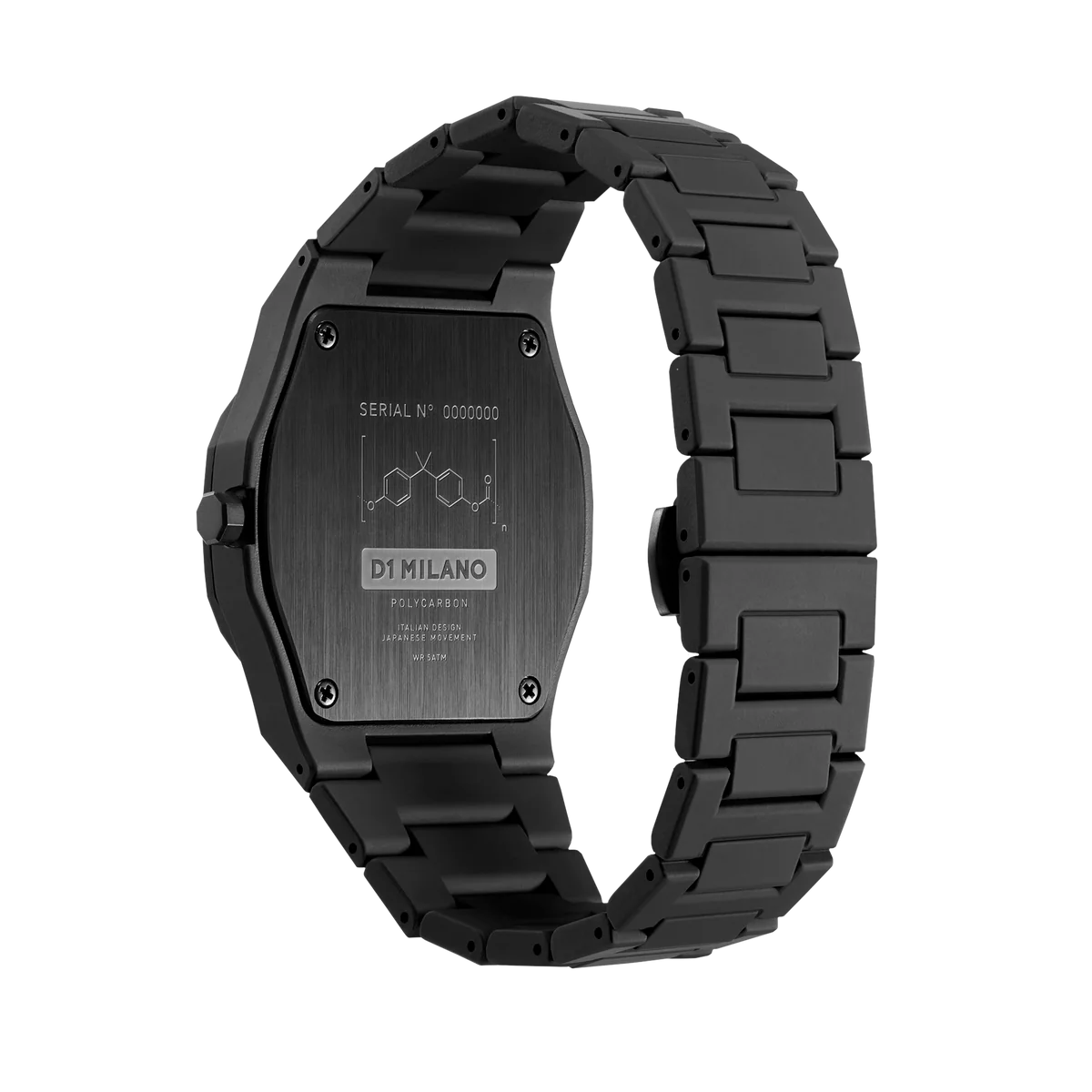 D1 Milano polycarbon 40mm nero D1-PCBJ11