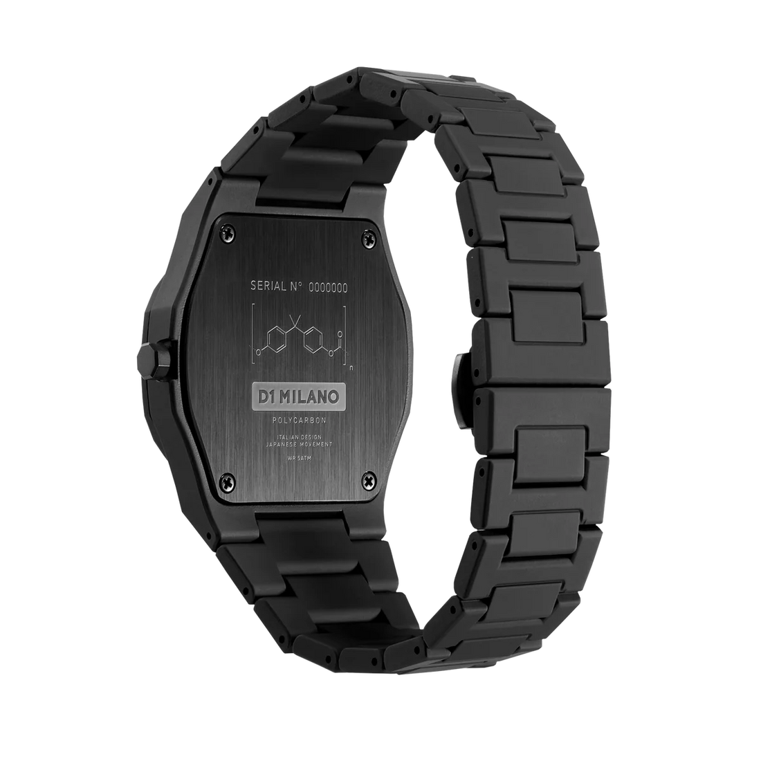 D1 Milano polycarbon 40mm nero D1-PCBJ11