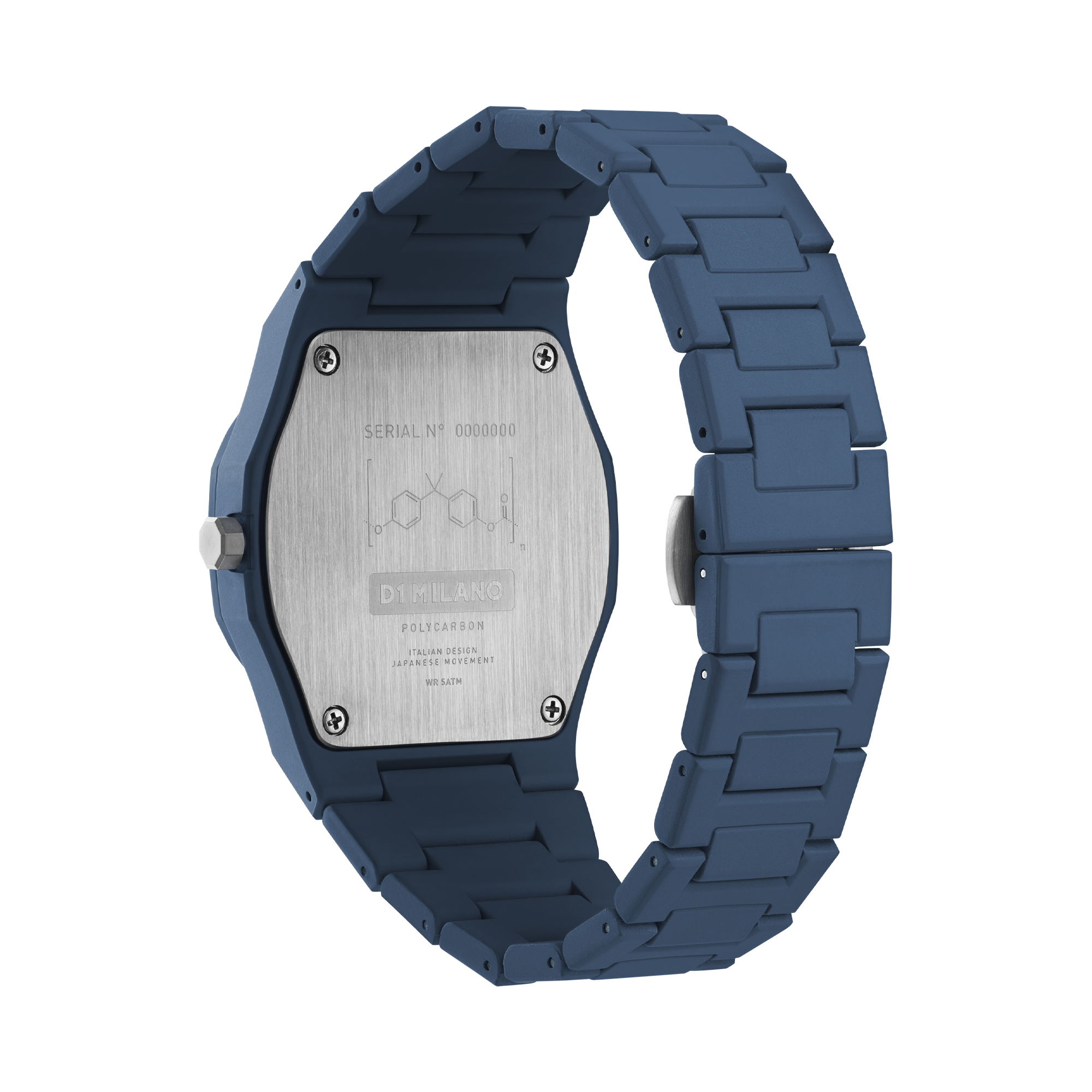 D1 Milano polycarbon 40mm Navy blue D1-PCBJ21