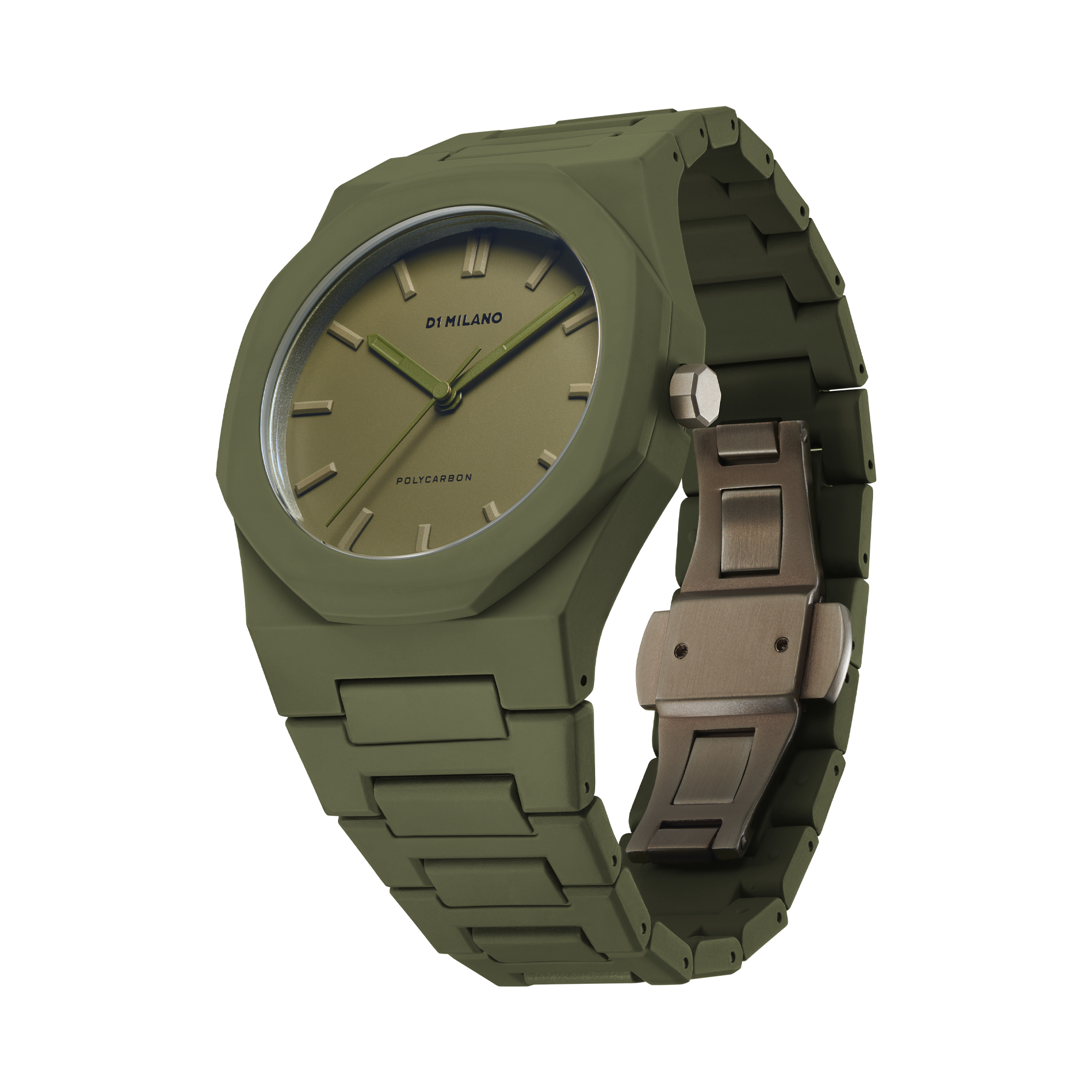 D1 Milano polycarbon 40mm military green D1-PCBJ22