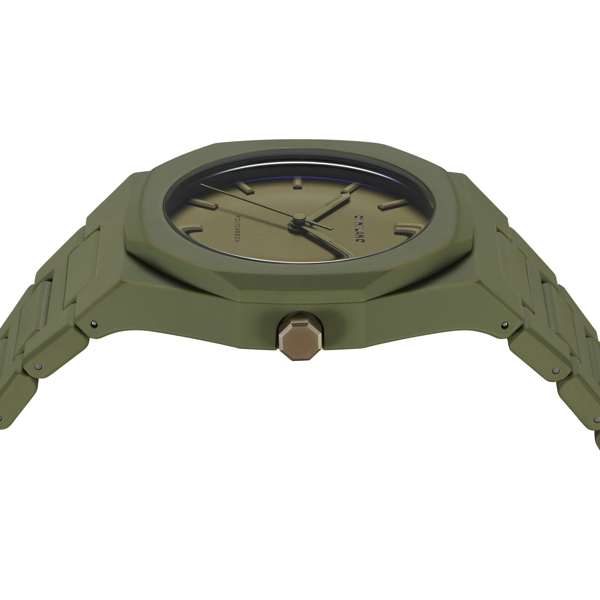 D1 Milano polycarbon 40mm military green D1-PCBJ22