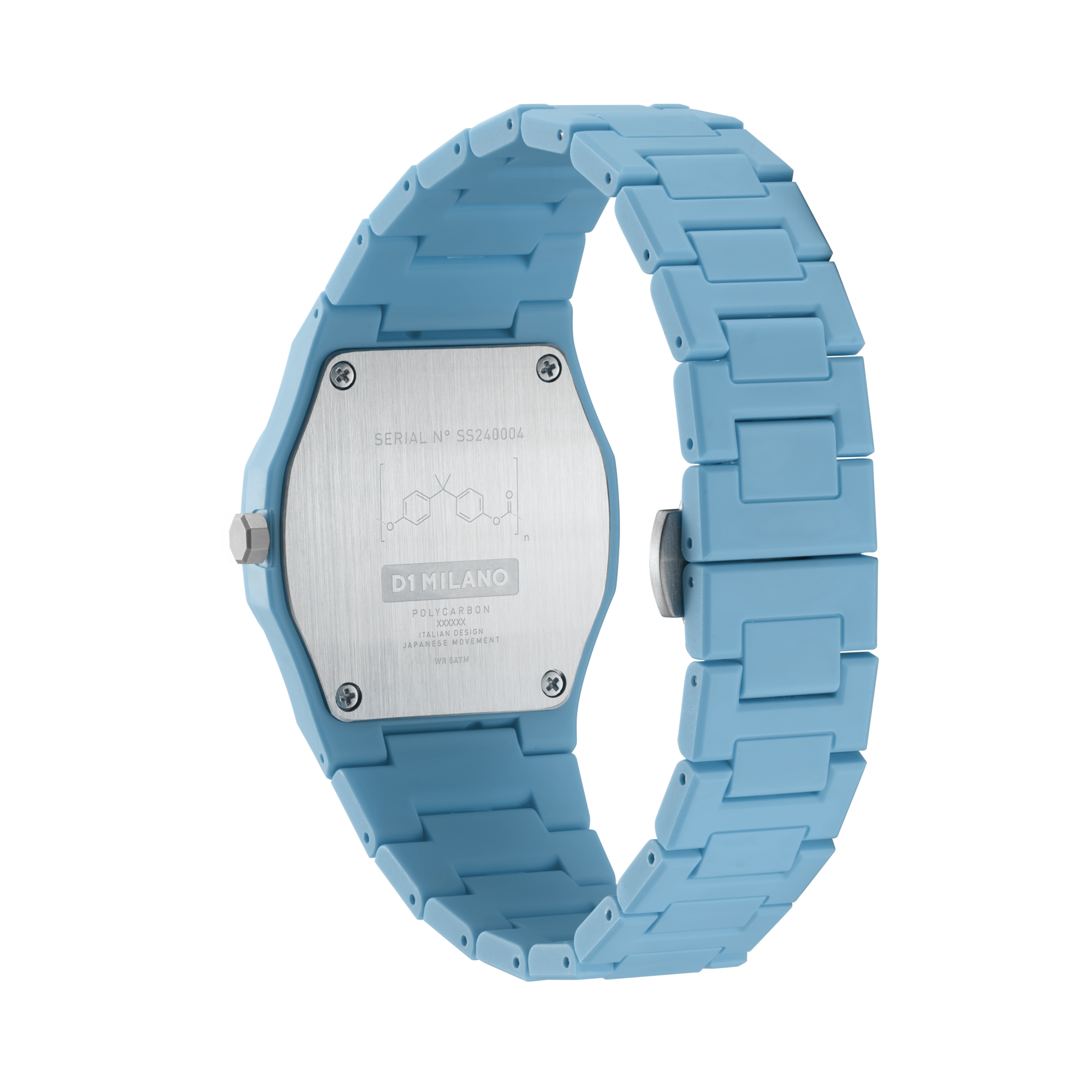 D1 Milano polycarbon 37mm power blue D1-PCBU04