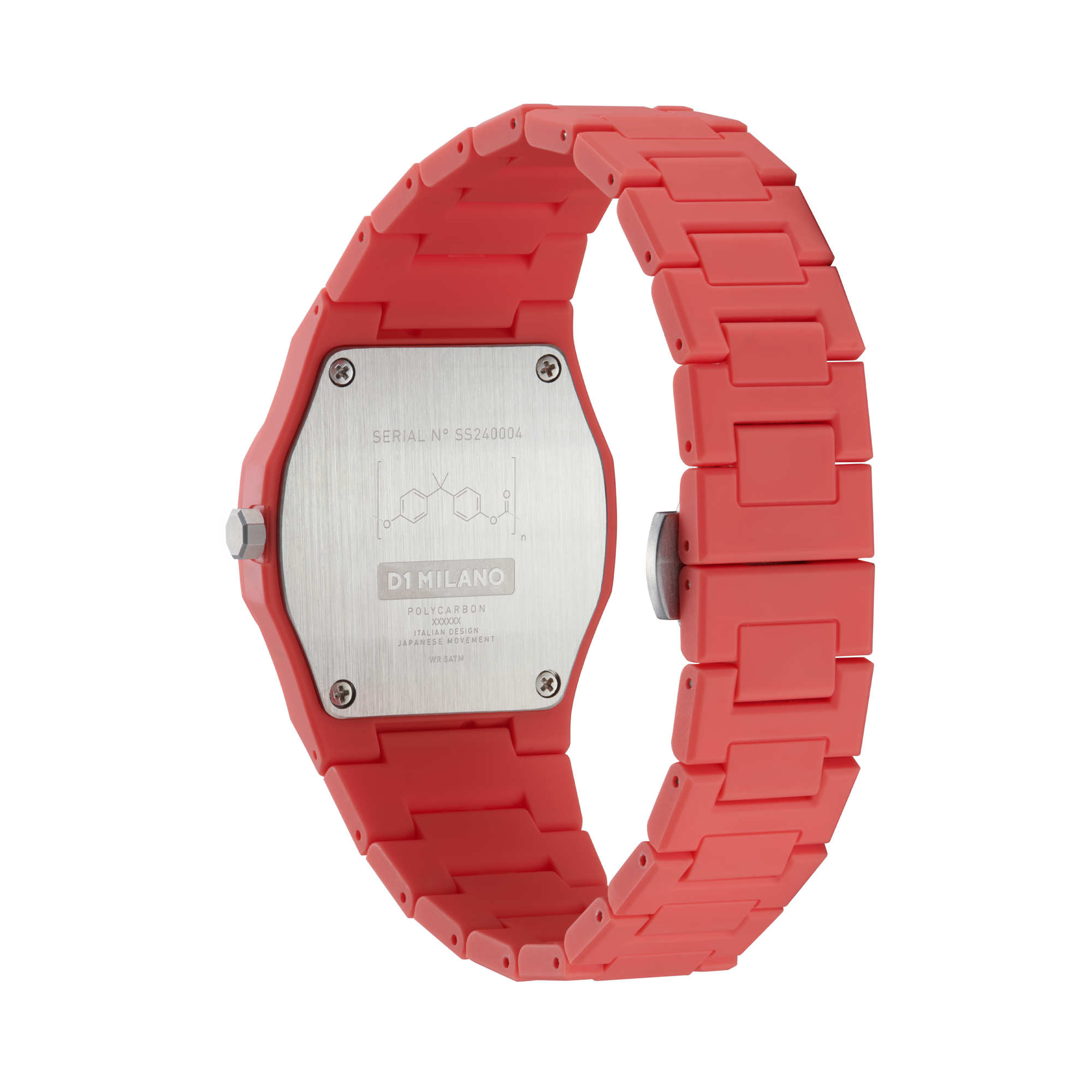 D1 Milano Polycarbon 37mm coral D1-PCBU05