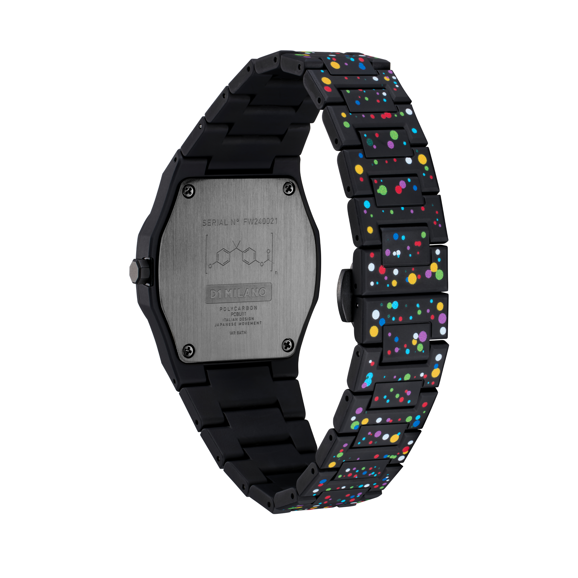 D1 Milano polycarbon dot black D1-PCBU11