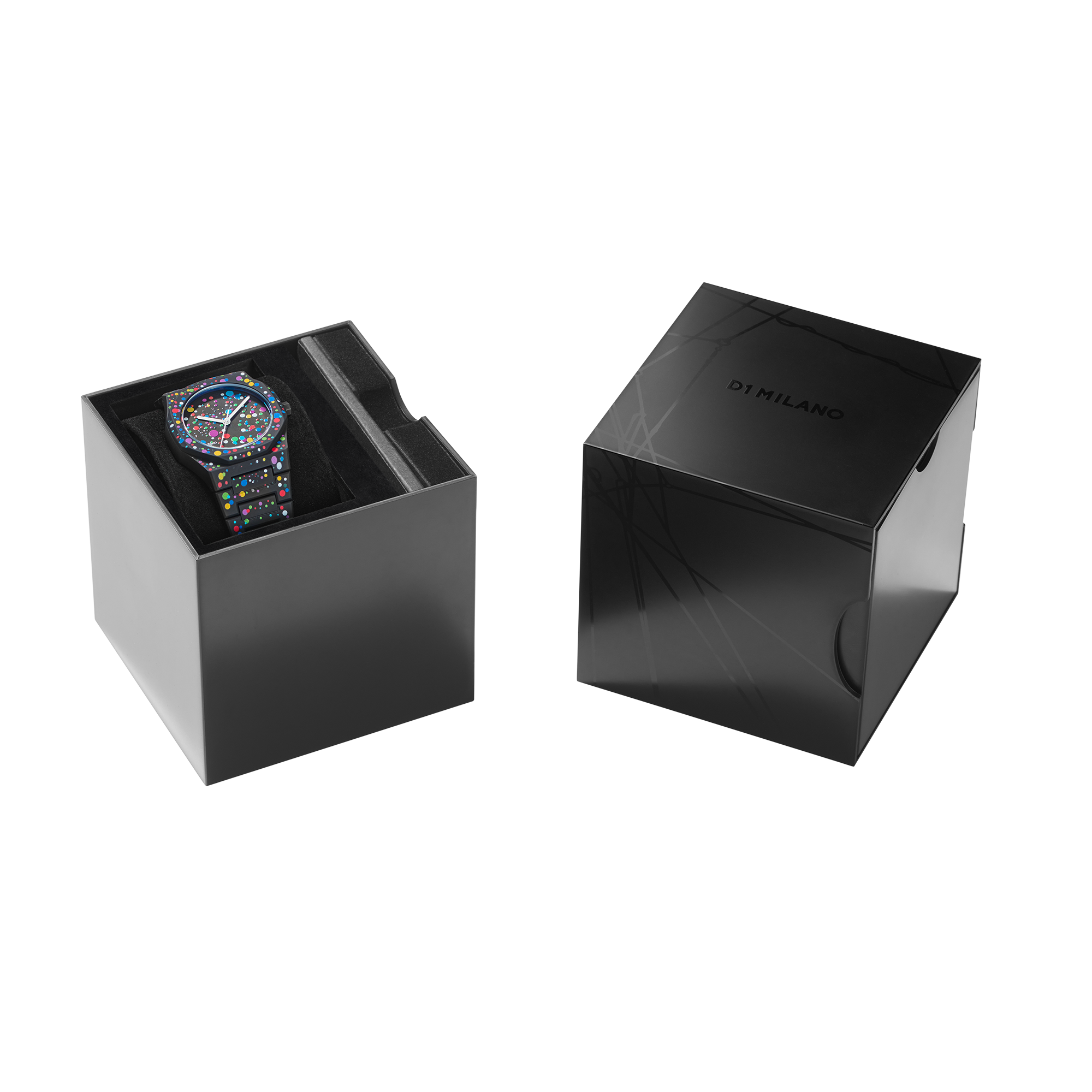 D1 Milano polycarbon dot black D1-PCBU11