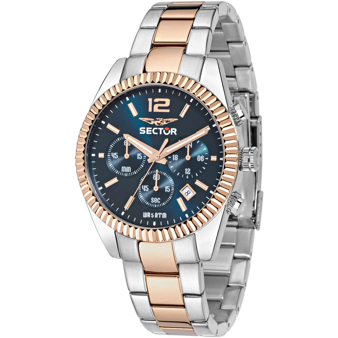 Sector 240 Chrono bicolore blu
