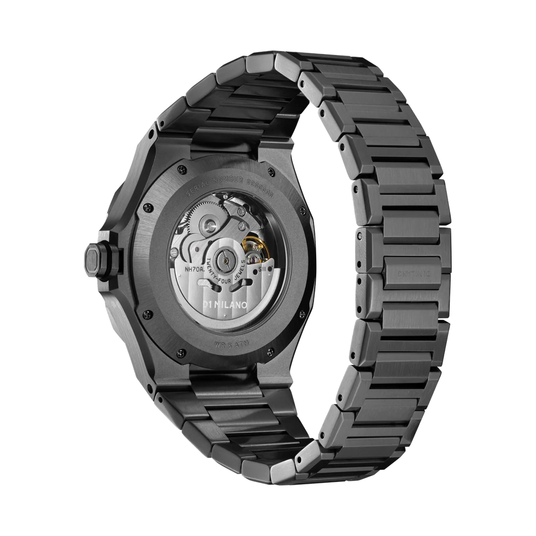 D1-Milano Skeleton Gun Metal