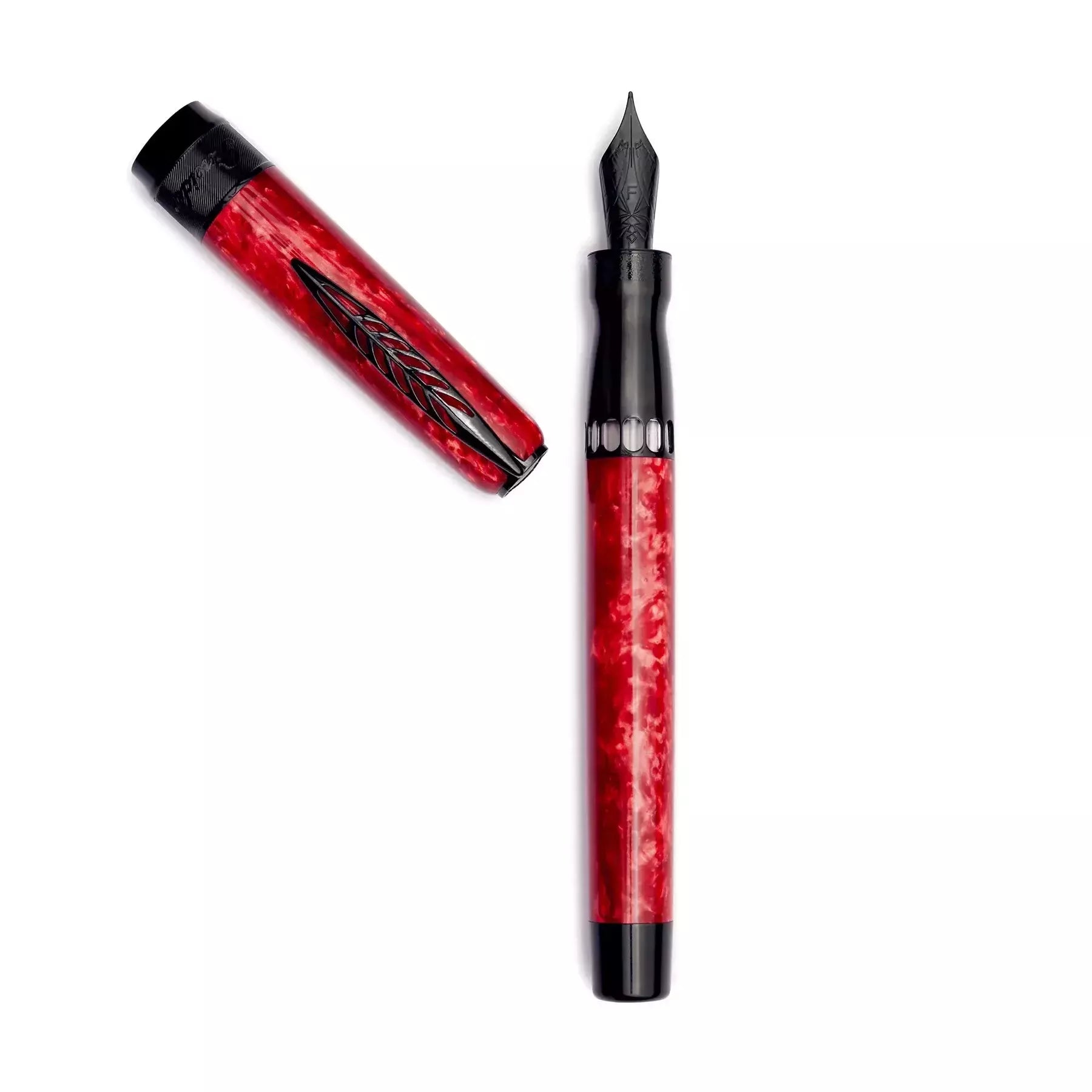 Pineider Penna Rock Stilografica Rosso