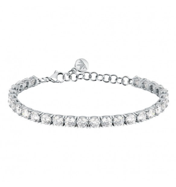 Bracciale Tennis Morellato Tesori bianco large