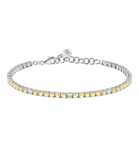 Bracciale Tennis Morellato Tesori giallo