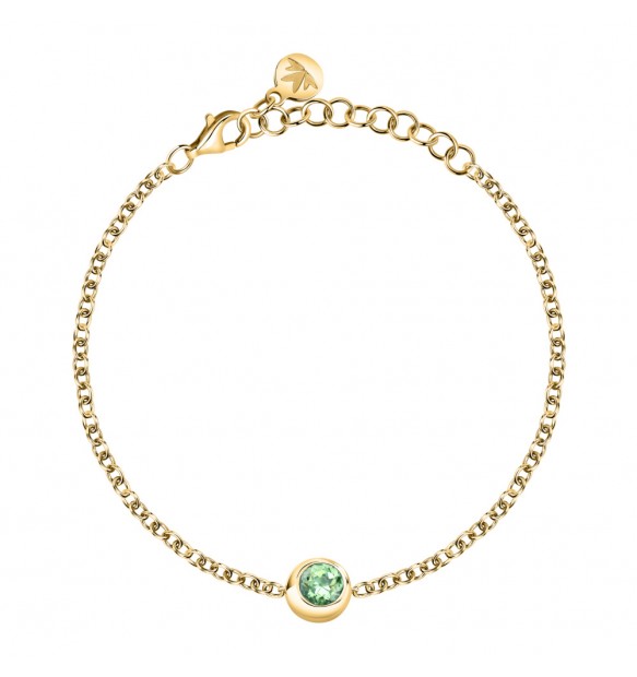 Bracciale Morellato Tesori Eterni Punto Luce Peridoto verde