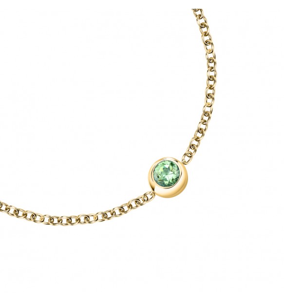 Bracciale Morellato Tesori Eterni Punto Luce Peridoto verde
