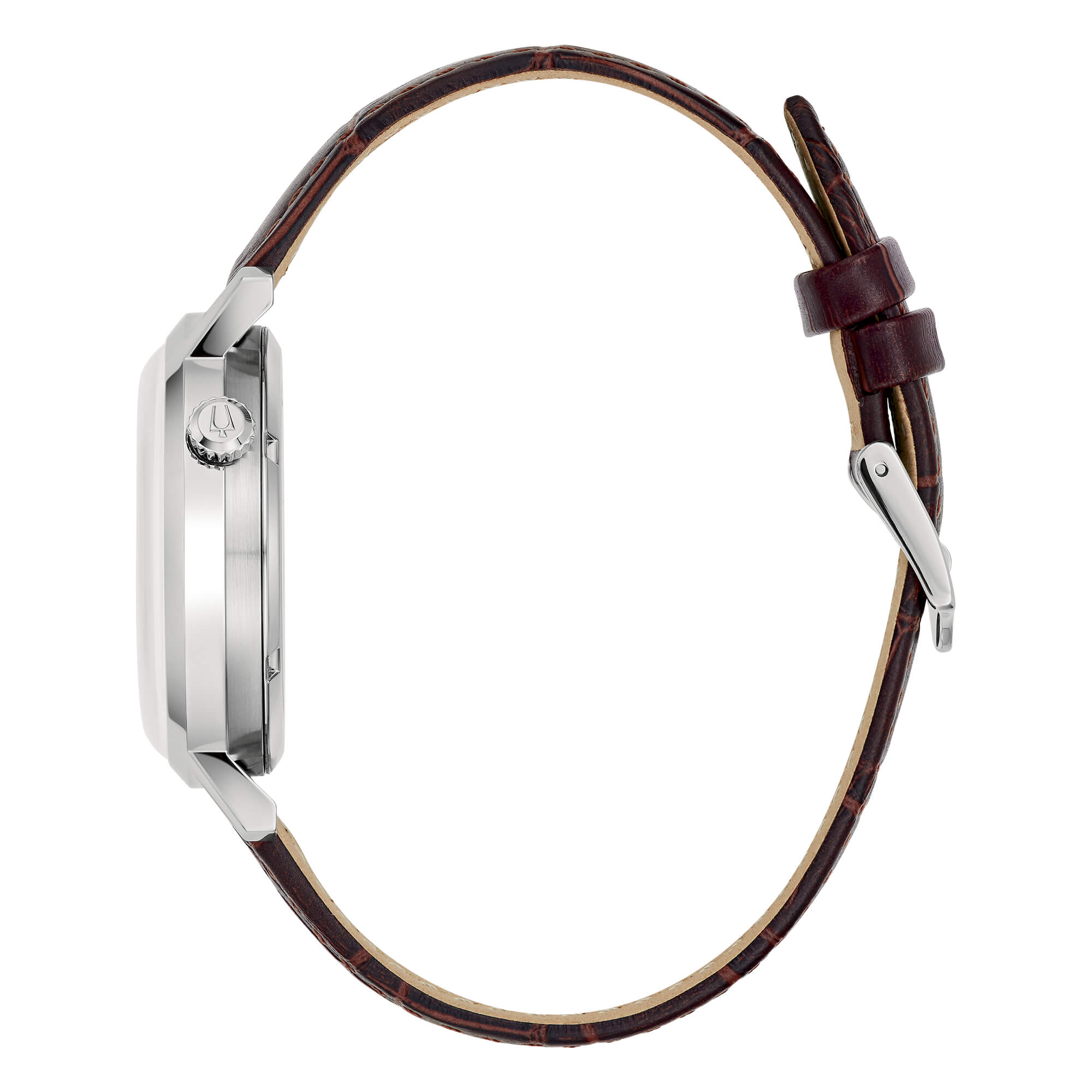 Bulova Aerojet Automatic 38 mm pelle beige