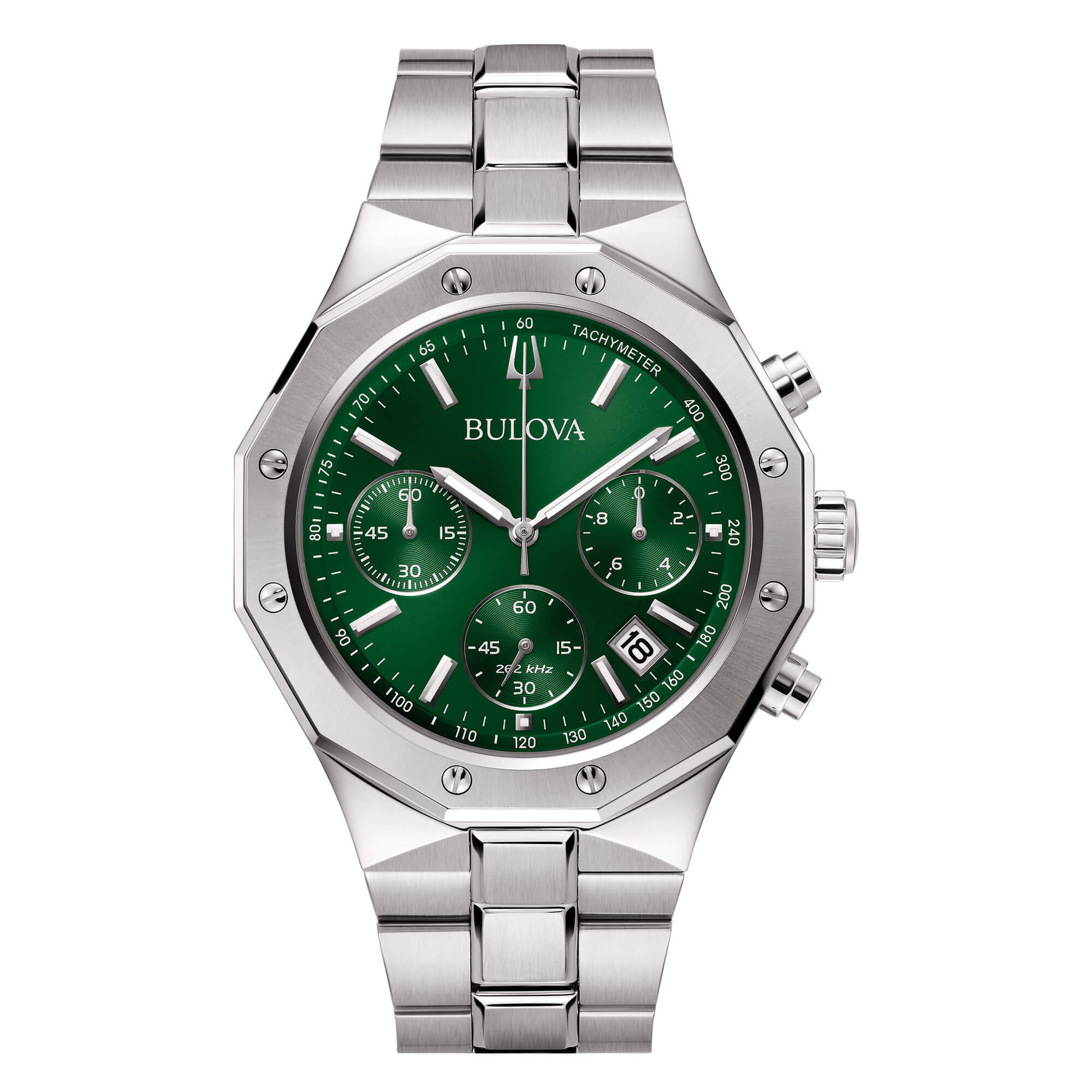 Octagon Chronograph quadrante verde
