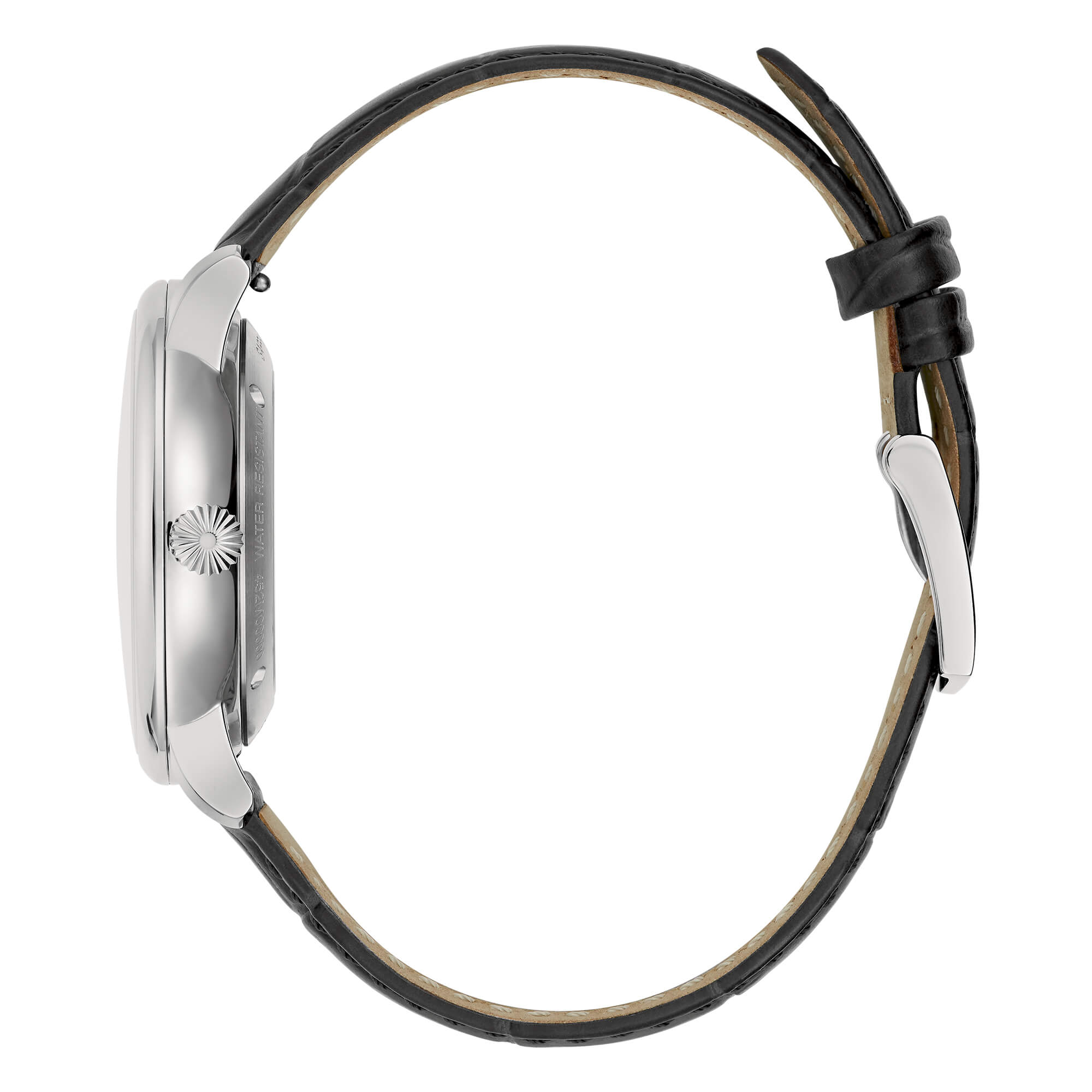 Bulova Hudson pelle nero