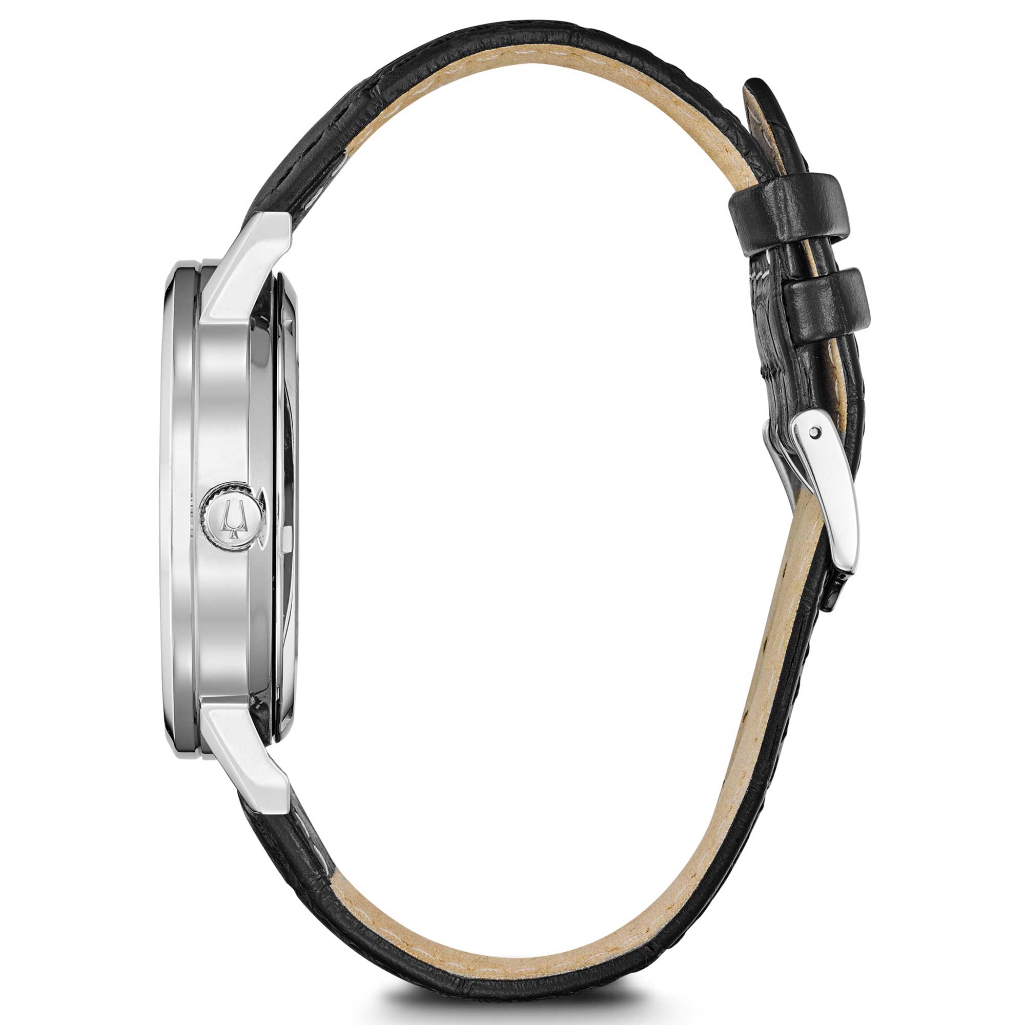 Bulova Clipper Automatic pelle nero