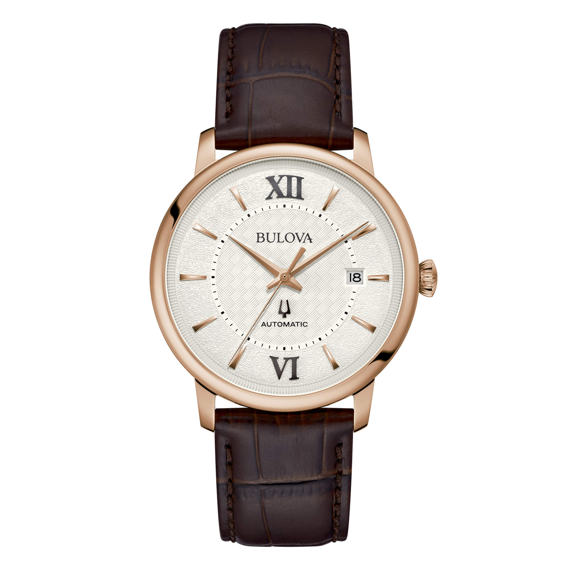 Bulova Hudson pelle beige