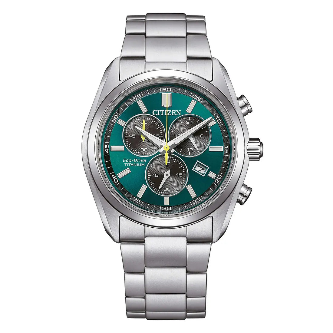 Citizen Chrono titanio verde acqua