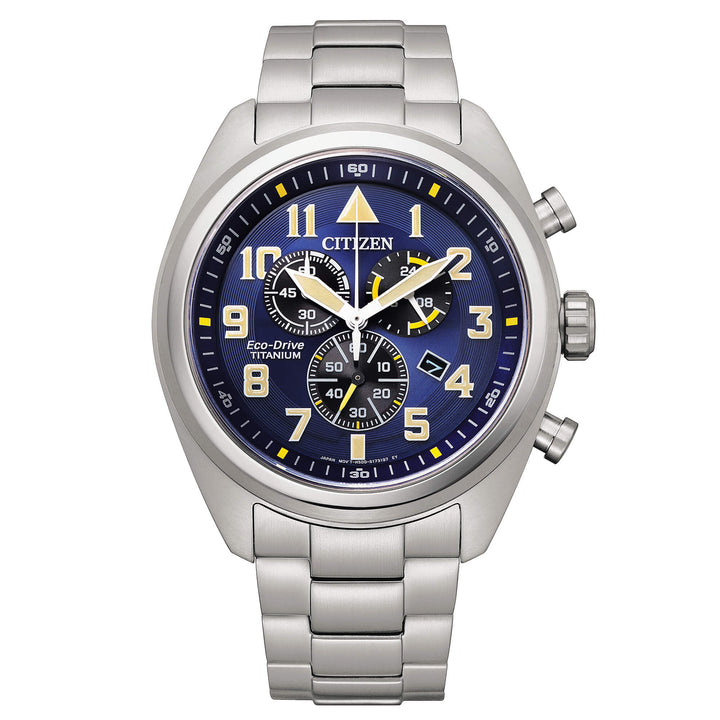 Citizen Super titanio chrono eco-drive blu