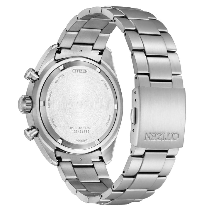 Citizen Super titanio chrono eco-drive blu