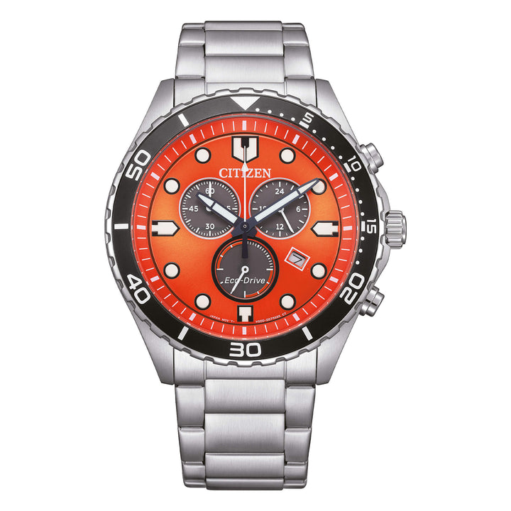 Citizen Sprt chrono eco-drive arancione