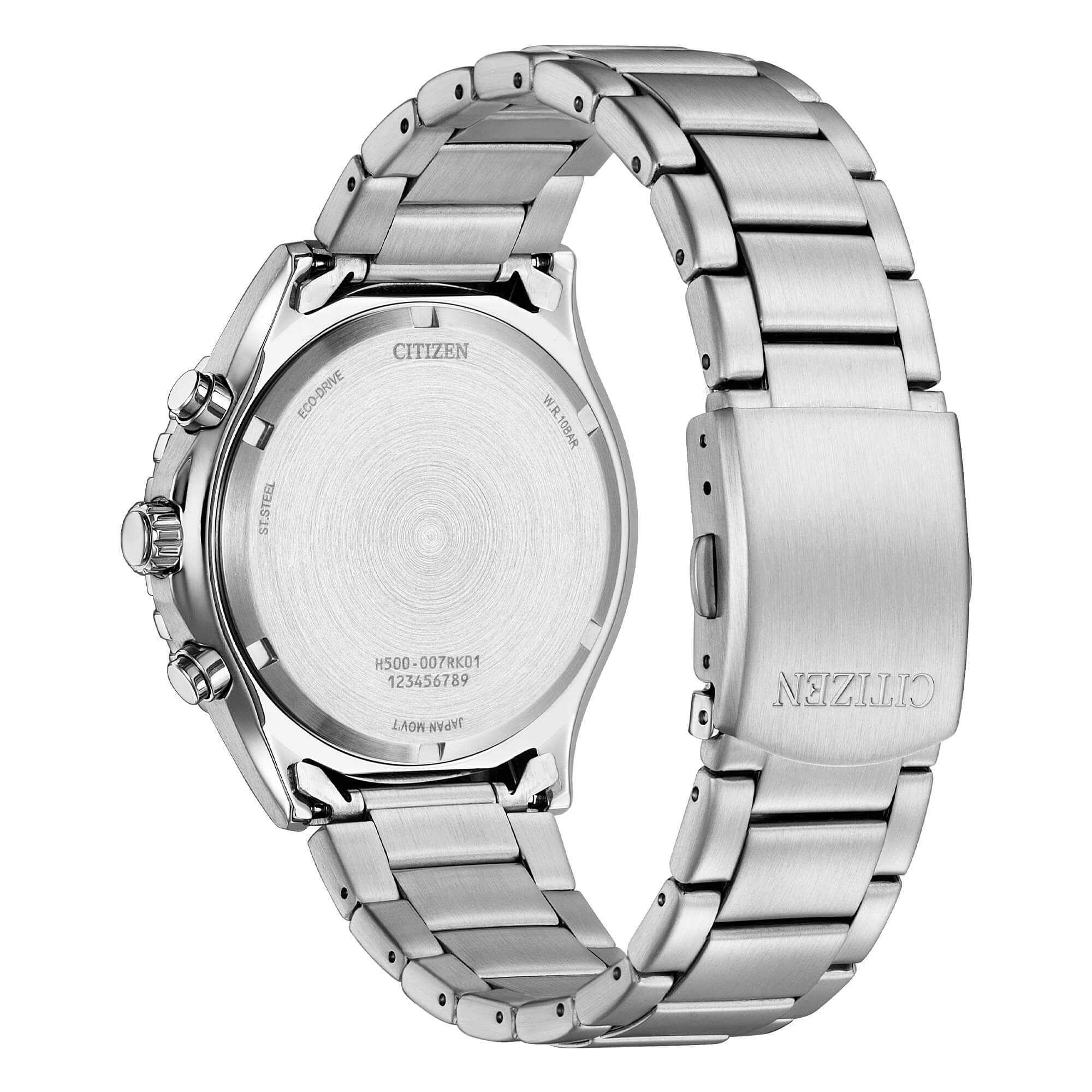Citizen Sprt chrono eco-drive arancione