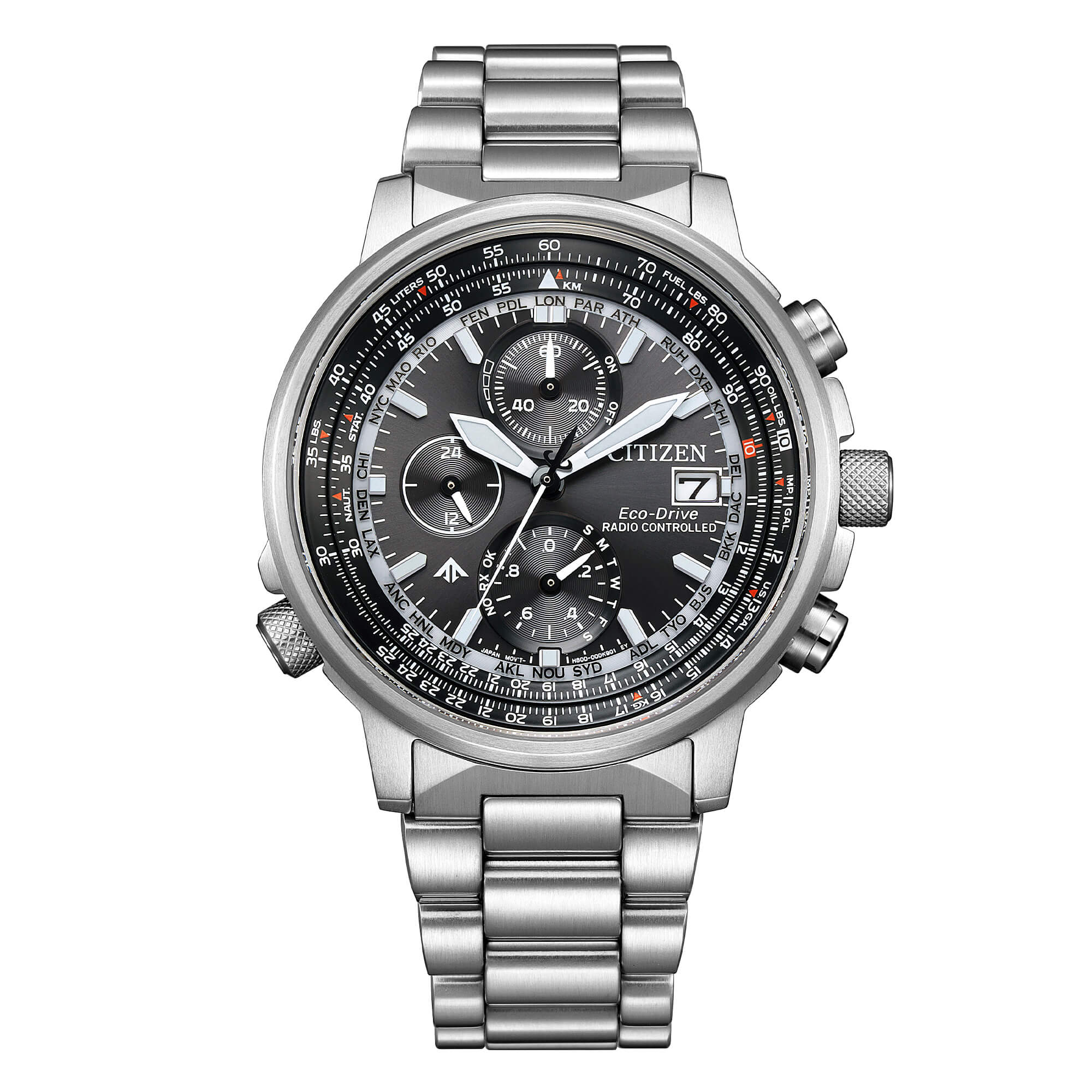 Citizen Crono Pilot Acciaio 41mm