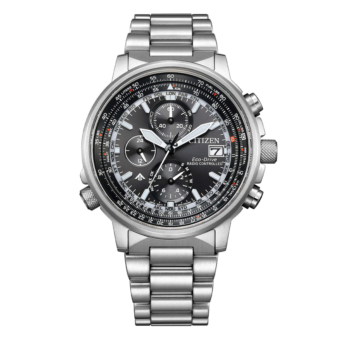 Citizen Crono Pilot Acciaio 41mm