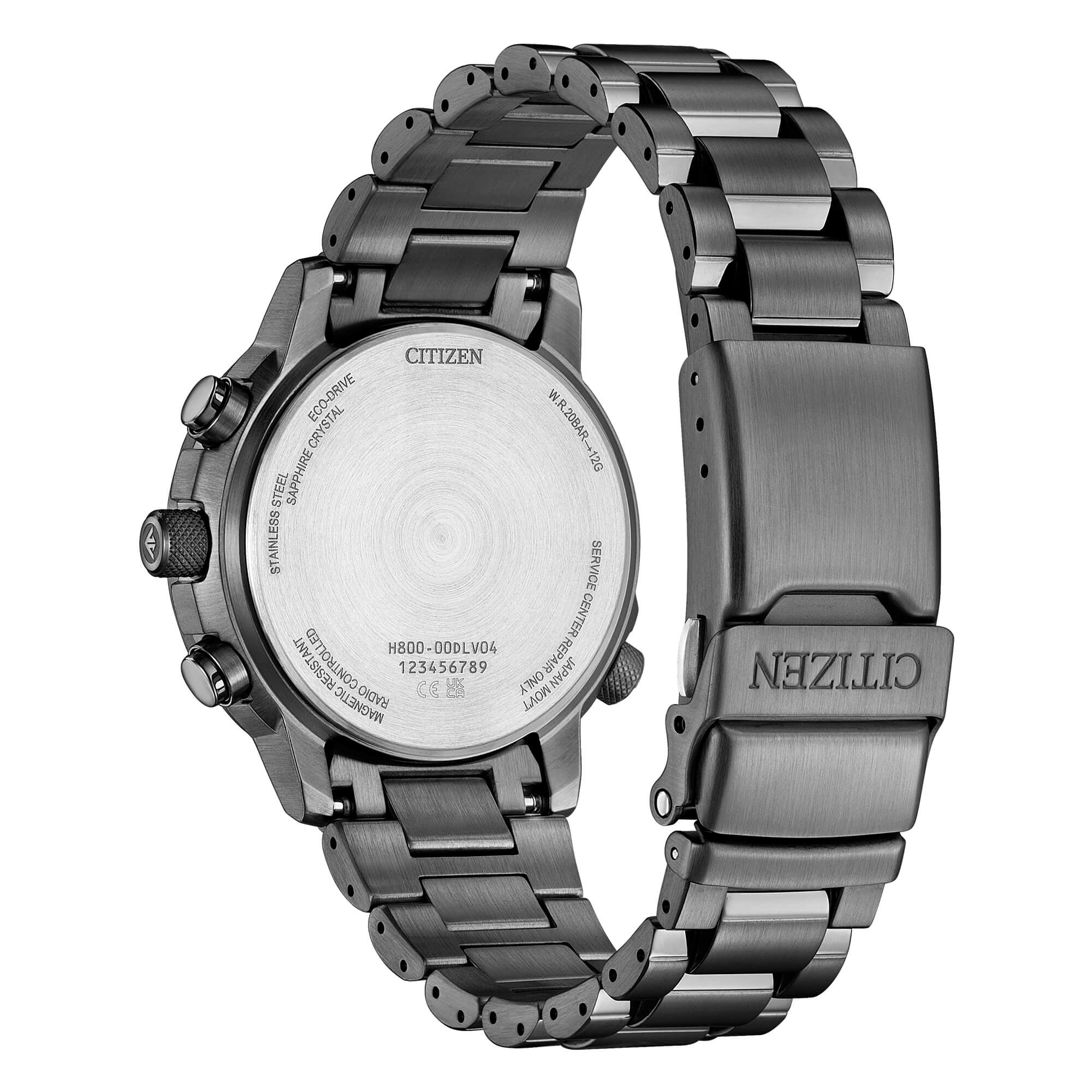 Citizen Pilot Radio controllato Acciaio 41mm quadrante bianco