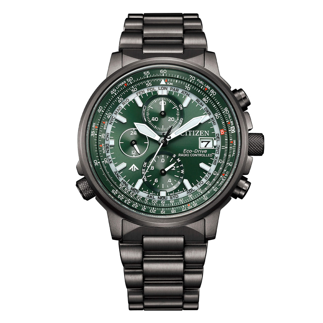 Citizen Crono Pilot Acciaio 41mm
