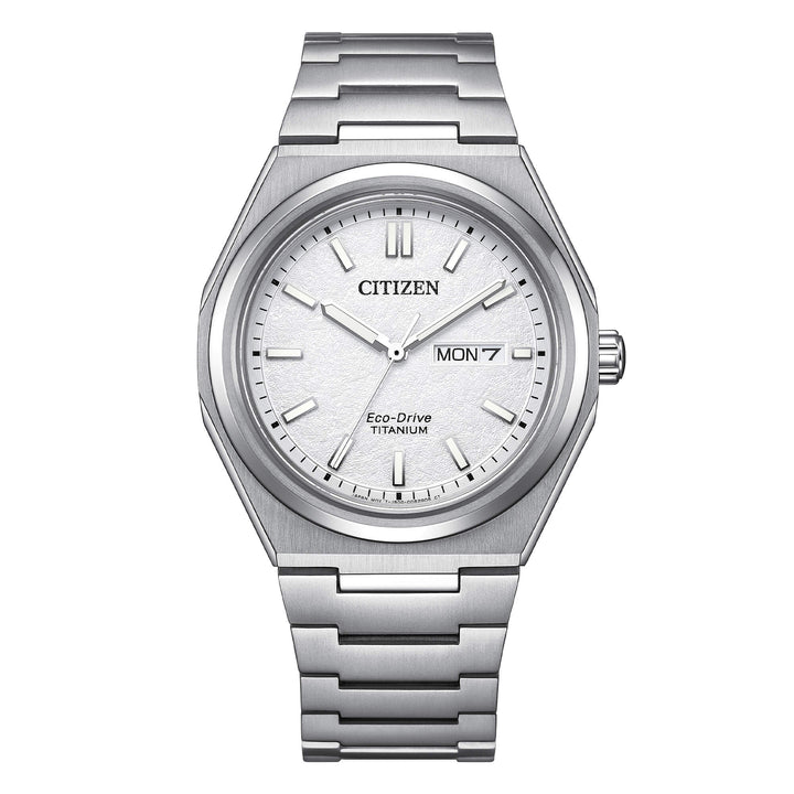 Citizen Super titanio eco-drive bianco