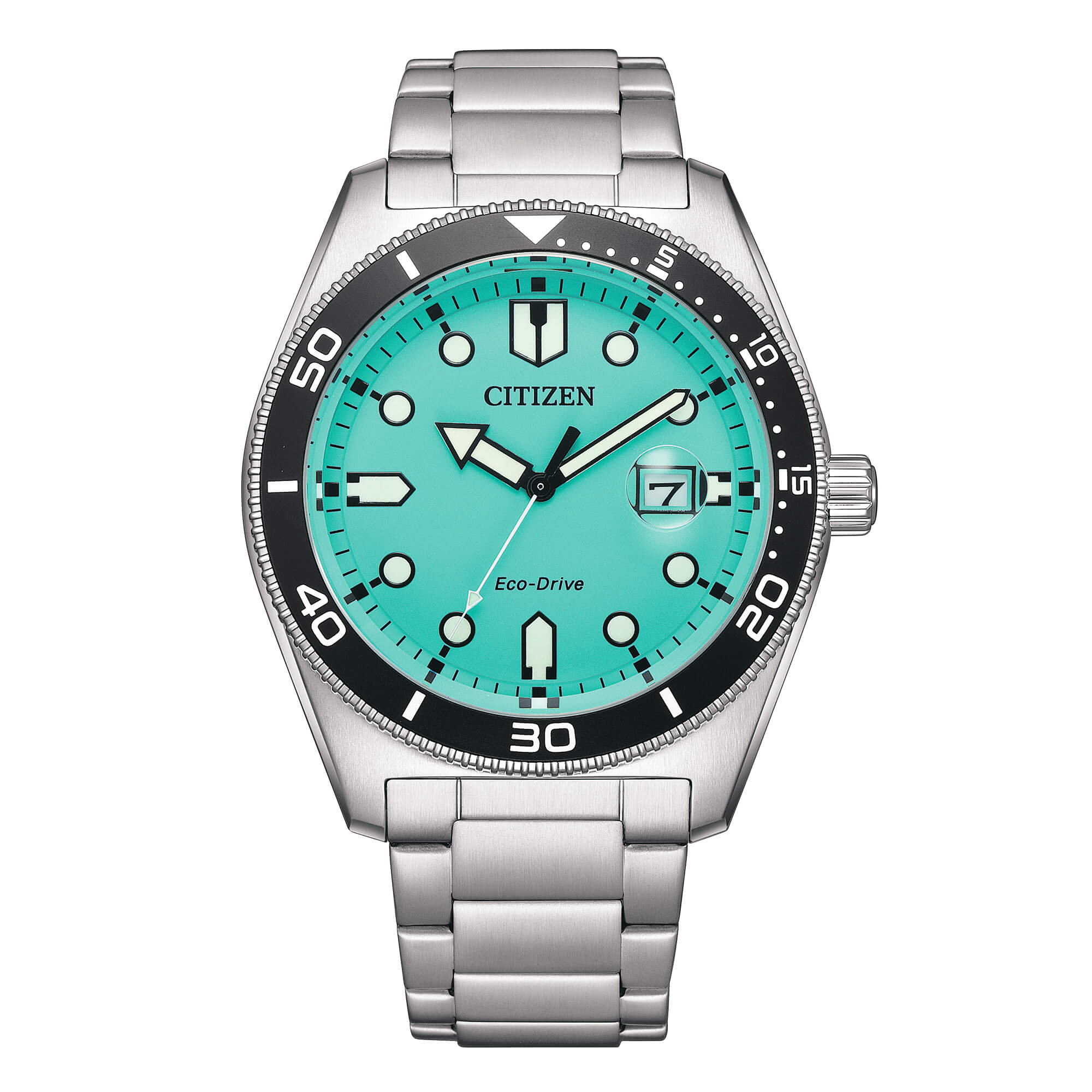 Citizen Marine eco-drive turchese