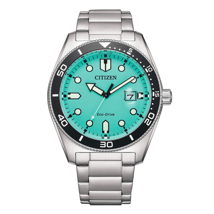Citizen Marine eco-drive turchese