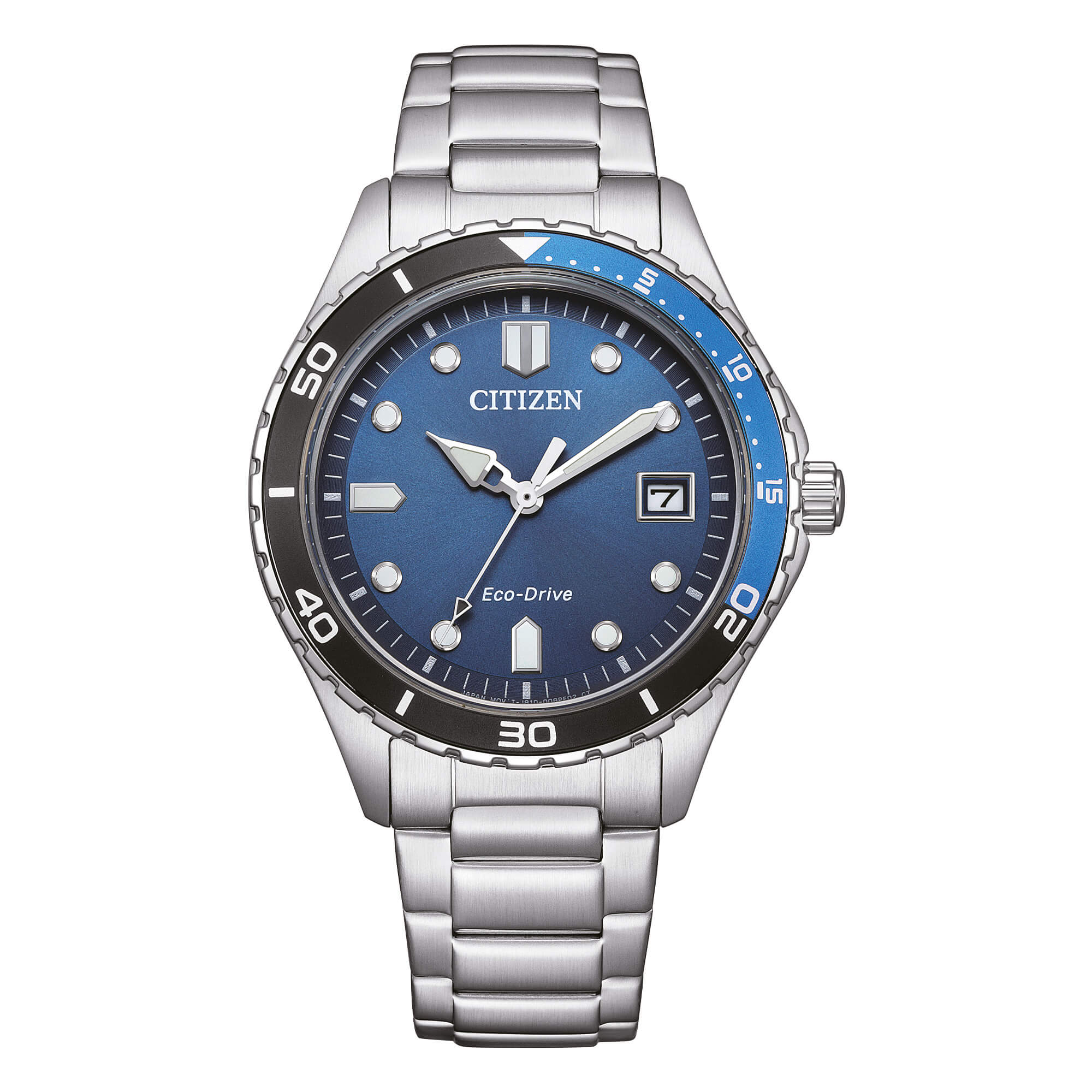 Citizen Marine eco-drive small nero e blu