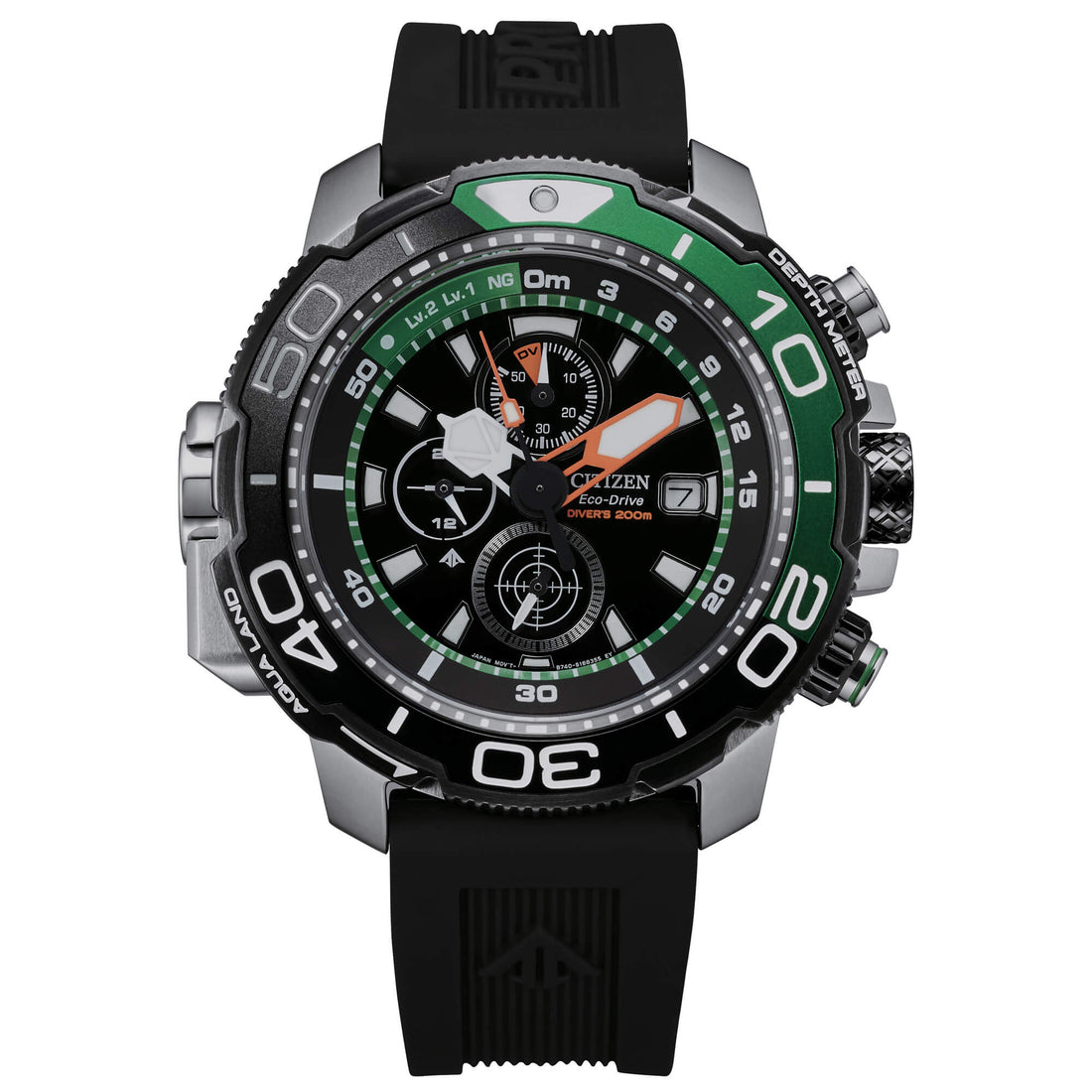 Citizen Promaster Aqualand eco-drive nero verde