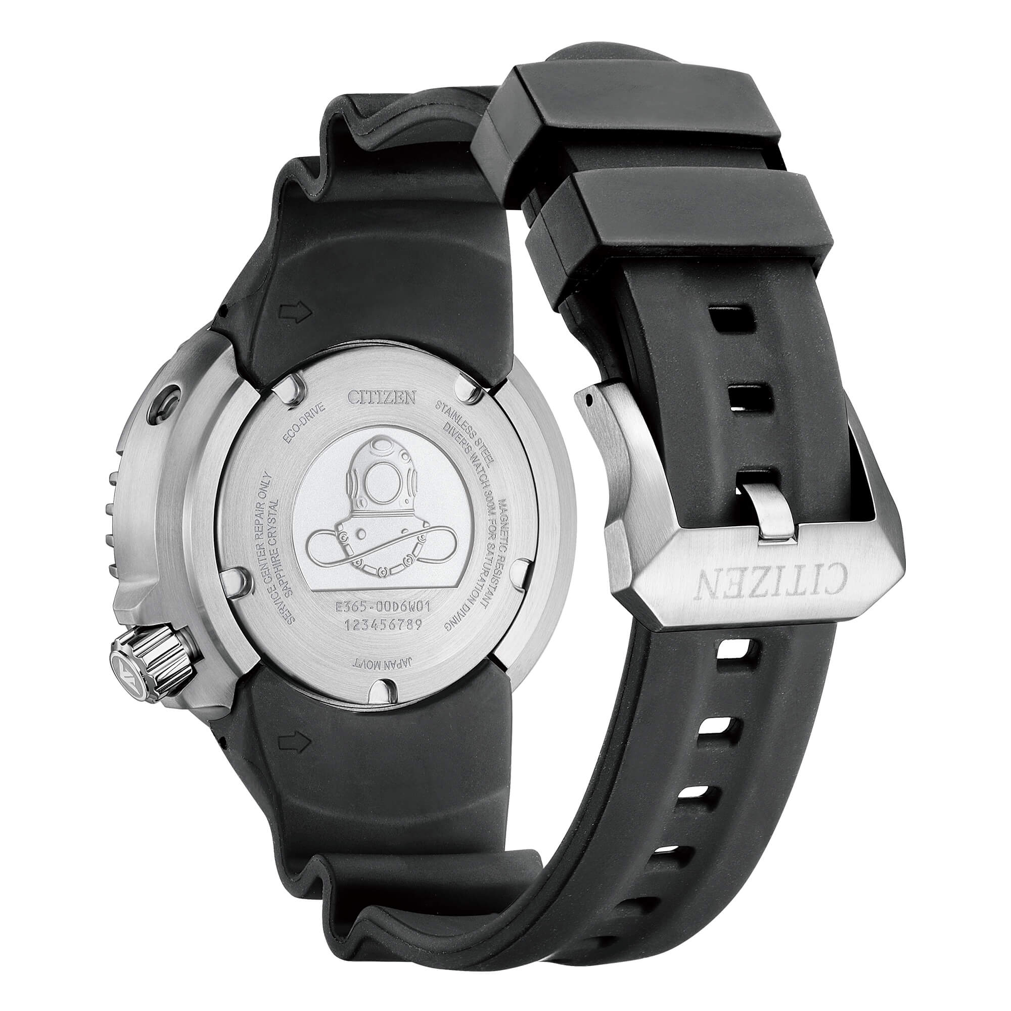 Citizen Diver's Eco Drive 300 mt Gas Diver E365